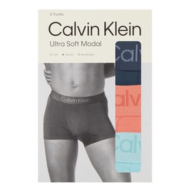 Three-Pack Ultra Soft Logo Trunks