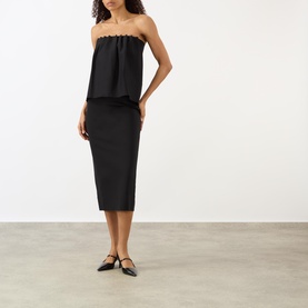 Ruched Tube Top