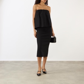Ruched Tube Top