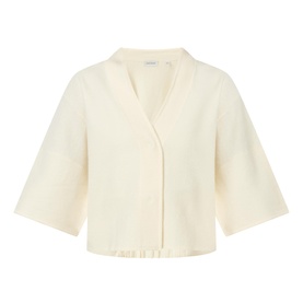 Cropped Wool Cardigan