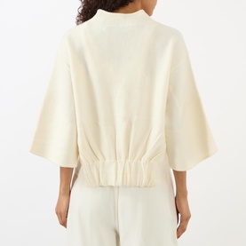 Cropped Wool Cardigan