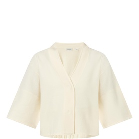 Cropped Wool Cardigan