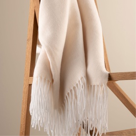 Textured Throw Pearl Champagne