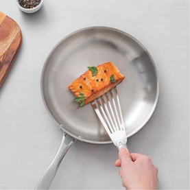 Grano 3-Ply Frying Pan & Spatula Two-Piece Set 20cm