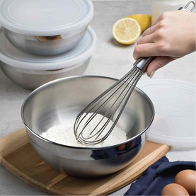 Freezinox Three-Piece Round Food Container Set