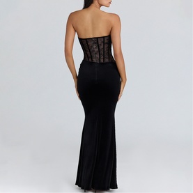 Ayana Lace Velvet Dress & Removable Bolero