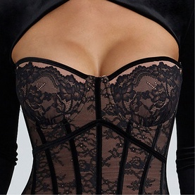 Ayana Lace Velvet Dress & Removable Bolero