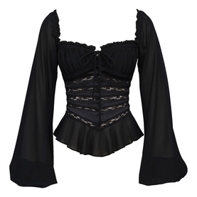 Cara Georgette Peplum Top