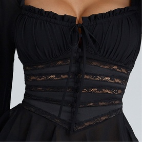 Cara Georgette Peplum Top