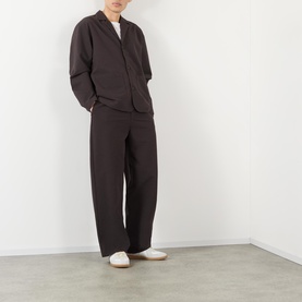 Edison Seersucker Straight Leg Trousers