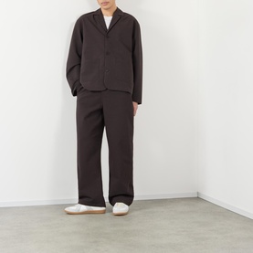 Edison Seersucker Straight Leg Trousers