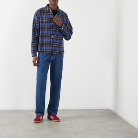 Loose Mid-Rise Straight Leg Jeans
