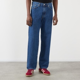 Loose Mid-Rise Straight Leg Jeans
