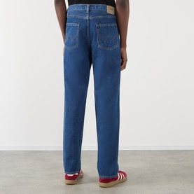 Loose Mid-Rise Straight Leg Jeans