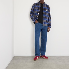 Loose Mid-Rise Straight Leg Jeans