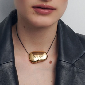 Julia Brass Stone Necklace