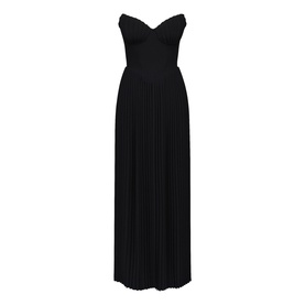Marcella Georgette Pleated Dress