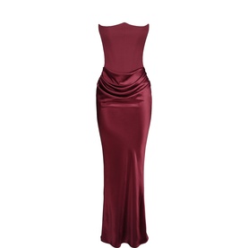 red dress with a bow Iconic Bow Dress