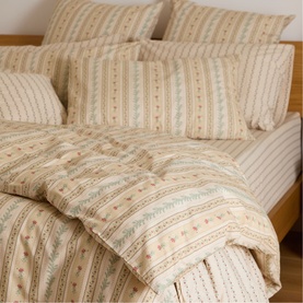 Rose Floral Duvet Cover Set Cream
