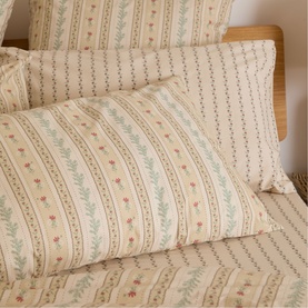 Rose Floral Duvet Cover Set Cream