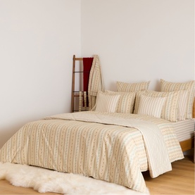 Rose Floral Duvet Cover Set Cream