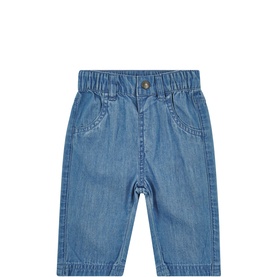Denim-Look Trousers