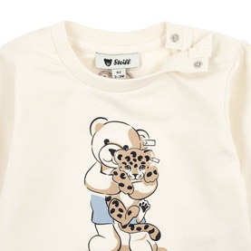 Bear & Leopard Print T-Shirt