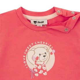 Graphic Print Puff Sleeve T-Shirt