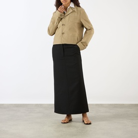 Patch Pocket Trench Coat