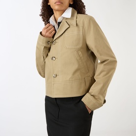 Patch Pocket Trench Coat