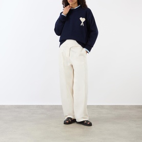 Wrapped Belted High-Rise Balloon Leg Jeans