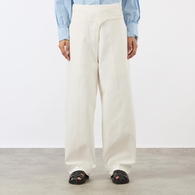 Wrapped Belted High-Rise Balloon Leg Jeans