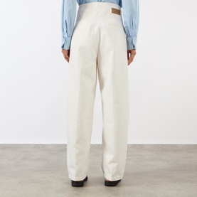 Wrapped Belted High-Rise Balloon Leg Jeans