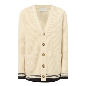 Ami de Coeur Rib-Knit Cardigan