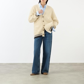 Ami de Coeur Rib-Knit Cardigan