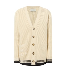 Ami de Coeur Rib-Knit Cardigan