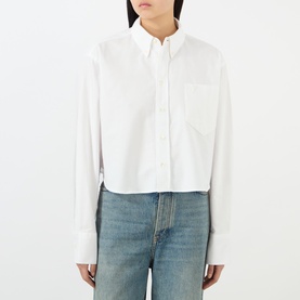 Ami de Cour Cropped Oversized Shirt