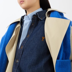 Ami de Cour Logo Denim Shirt