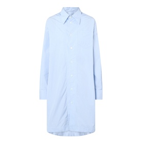 Logo Striped Shirt Dress