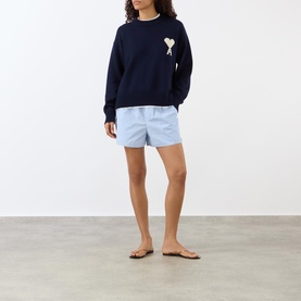 Stripe Poplin Shorts