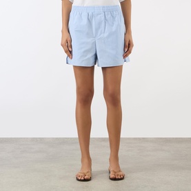 Stripe Poplin Shorts
