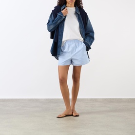 Stripe Poplin Shorts