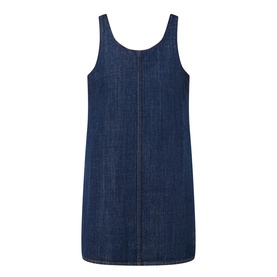 Logo Denim Mini Dress