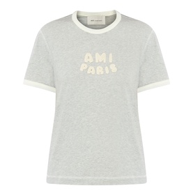 Knitted Logo Patch T-Shirt