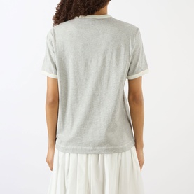 Knitted Logo Patch T-Shirt