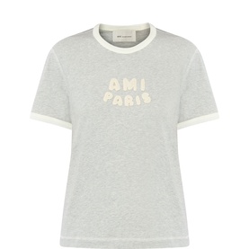Knitted Logo Patch T-Shirt