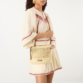 Nefeli Woven Crossbody Bag