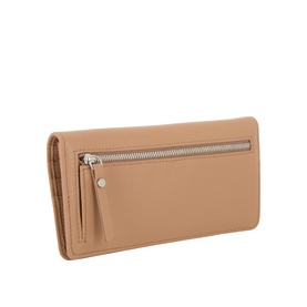 Logo Grained Leather Wallet