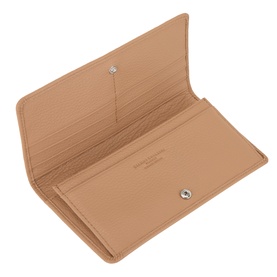 Logo Grained Leather Wallet