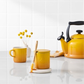 Stoneware Honey Pot & Dipper 420ml
